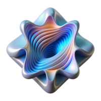 sereno vintage abstrato quantum onda função visualização Cortar fora 4k png