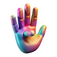 impressive traditional Abstract Synesthesia Hand Gesture Visual Isolated Element with Fingers Extended high quality png