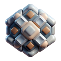 impressive artistic Abstract Tech Pattern with Hexagons Transparent Cutout exclusive png