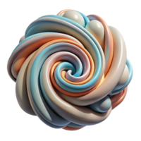 wonderful rustic Abstract Thought Process Isolated with Swirling Lines and Colors genuine png
