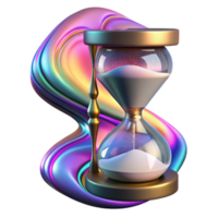 magnificent rustic Abstract Time Distortion with Glitch Effect Isolated genuine png