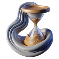 beautiful artistic Abstract Time Flowing Upward Cutout detailed png