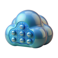 magnificent artistic Abstract Virtual Data Cloud with Binary Code Transparent Background professional png