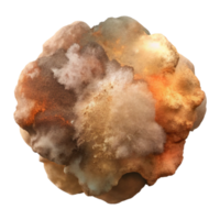 beautiful traditional Abstract Watercolor Splash with Earthy Tones Transparent Background high resolution png