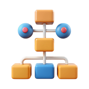 atemberaubend minimalistisch adaptiv Lernen Algorithmus Flussdiagramm transparent Hintergrund hoch Auflösung png