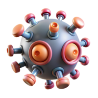 serene artistic Advanced Medical Nanobots Microscopic View Cutout authentic png