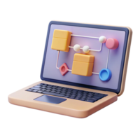 extraordinary rustic Ai Assisted Design Process on Tablet Screen Transparent Background high resolution png