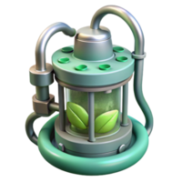 beautiful creative Algae Bioreactor with Oxygen Output Port Isolated high quality png