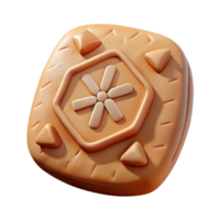 extraordinary minimalist Ancient Clay Tablet with Cuneiform Script Isolated detailed png