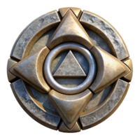 impressive vintage Ancient Symbol with Modern Twist Isolated authentic png