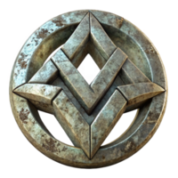 stunning traditional Ancient Symbol with Weathered Texture Transparent high resolution png