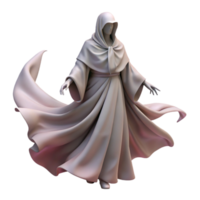 stunning creative Anonymous Figure Robe Flowing Fabric Isolated Element premium png
