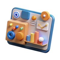 extraordinary creative Ar Interface with Interactive Buttons and Icons Cutout high quality png