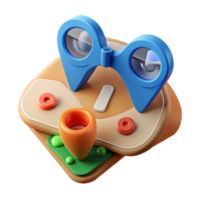 magnificent modern Ar Interface with Interactive Buttons and Icons Cutout premium png