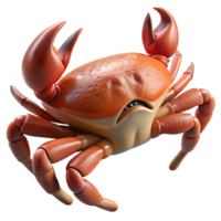 serene traditional Artificial Crab Leg Realistic Render Isolated Transparent Background authentic png