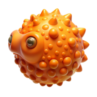 dramatic abstract Artificial Fish Roe Orange Color Transparent premium png