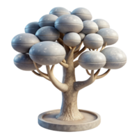 magnificent abstract Artificial Gravity Tree Isolated 4K png
