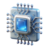 wonderful creative Artificial Intelligence Chip Circuit Board Design Transparent detailed png
