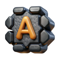 serene contemporary Artificial Intelligence Symbol Binary Code Black Cutout premium png