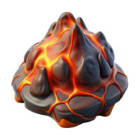 vibrant abstract Artificial Lava Flow Transparent Element exclusive png