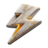 dramatic rustic Artificial Lightning Strike Transparent Element authentic png
