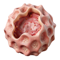 dramatic abstract Artificial Tissue Sample Microscopic View Cutout premium png