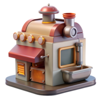 extraordinary abstract Automated Food Fabricator Front View Cutout professional png