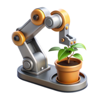 extraordinary rustic Automated Planting System Robotic Arm Cutout professional png