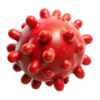 extraordinary abstract Bacteria Cell Rod Shaped Red Isolated Element professional png