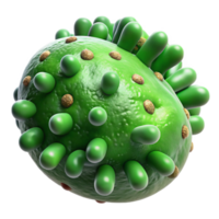 wonderful traditional Bacterial Art Microscopic View Green Hues Transparent Background exclusive png