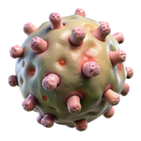 impressive rustic Bacterial Growth Formation Close Up View Isolated premium png