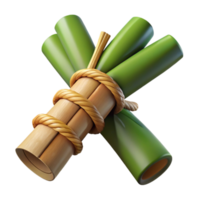 wonderful traditional Bamboo Stick Bundle Tied Together Transparent Background genuine png