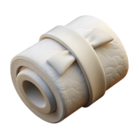 beautiful minimalist Bandage Roll White Isolated Element Cutout 4K png