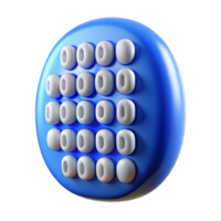 serene vintage Binary Code Background Blue and White Isolated Element original png