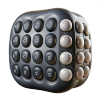impressive traditional Binary Code Matrix Isolated Black and White high quality png
