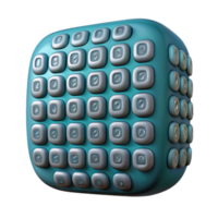 vibrant minimalist Binary Code Matrix with Green Digits Cutout high quality png