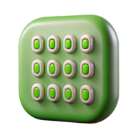 vibrant contemporary Binary Code Matrix with Green Digits Cutout authentic png