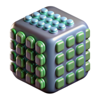 vibrant creative Binary Code Matrix with Green Digits Cutout authentic png