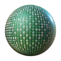 vibrant abstract Binary Code Matrix with Green Digits Cutout high quality png