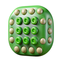 extraordinary vintage Binary Code Pattern Cutout with Green Accents detailed png