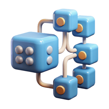 magnifik samtida binär koda ström med data block isolerat element äkta png