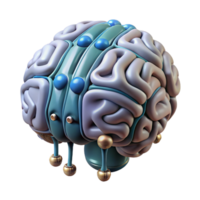 extraordinary classic Bio Cybernetic Brain Data Processing Isolated original png