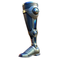 serene rustic Bio Cybernetic Leg Dark Background Isolated high resolution png