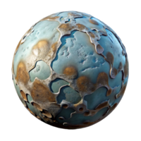 elegant abstract Bio Cybernetic Planet Surface Detail Cutout 4K png