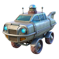 elegant rustic Bio Cybernetic Vehicle Hovering Position Isolated high quality png