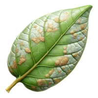 beautiful classic Bioengineered Leaf Decaying Stages Isolated Element premium png