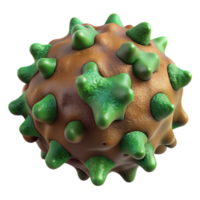impressive classic Biofilm Surface Brown and Green Texture Cutout high quality png