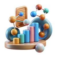 extraordinary artistic Bioinformatics Data Analysis Visualization Isolated authentic png