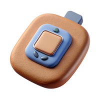 vibrant artistic Bio Integrated Glucose Monitor Patch Transparent Background authentic png