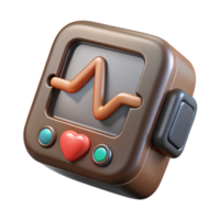dramatic minimalist Bio Integrated Heart Rate Monitor Side View Cutout high resolution png